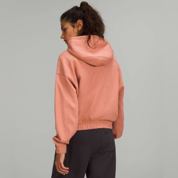 Lululemon Relaxed Cropped Hoodie in Pink Savannah W3EWJS - Picture 9 of 11